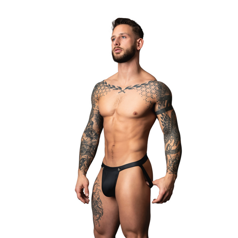 Snap Off Jock - S/M - Negro