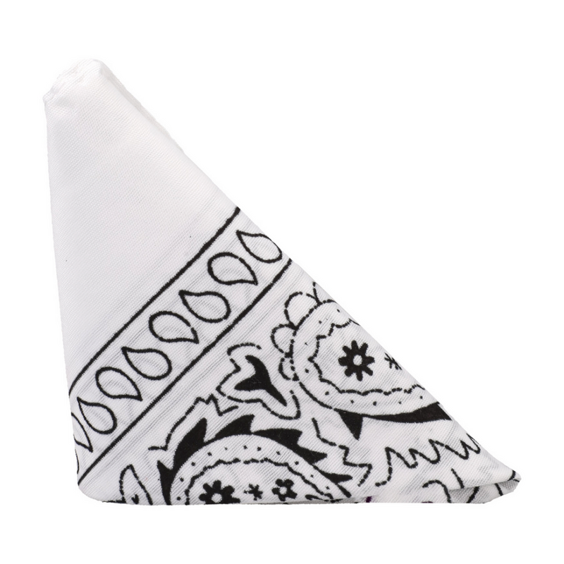The Code - Cockring en silicone avec bandana - Blanc