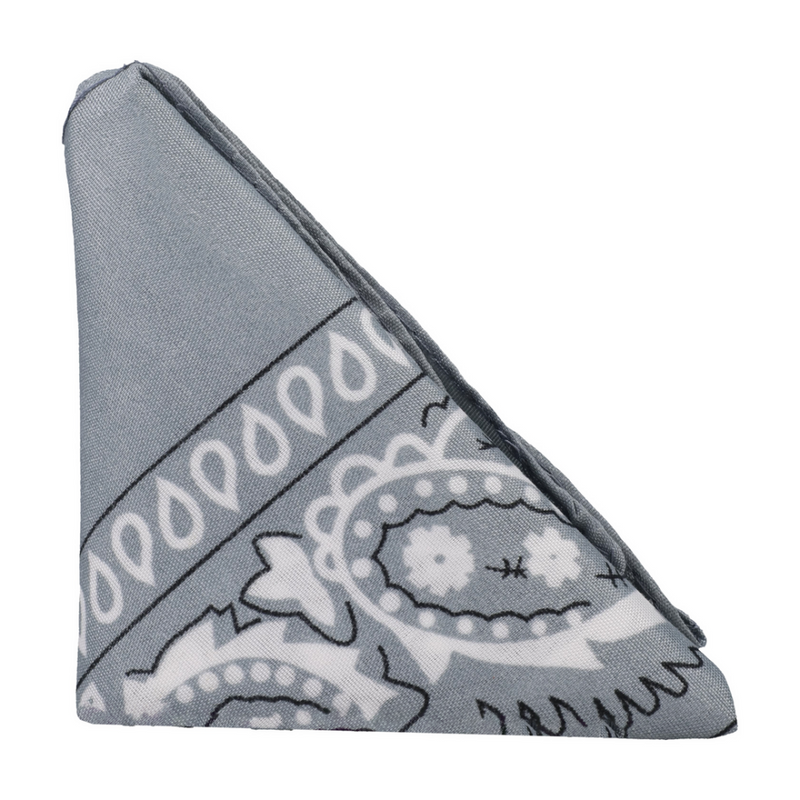 The Code - Cockring en silicone avec bandana - Gris
