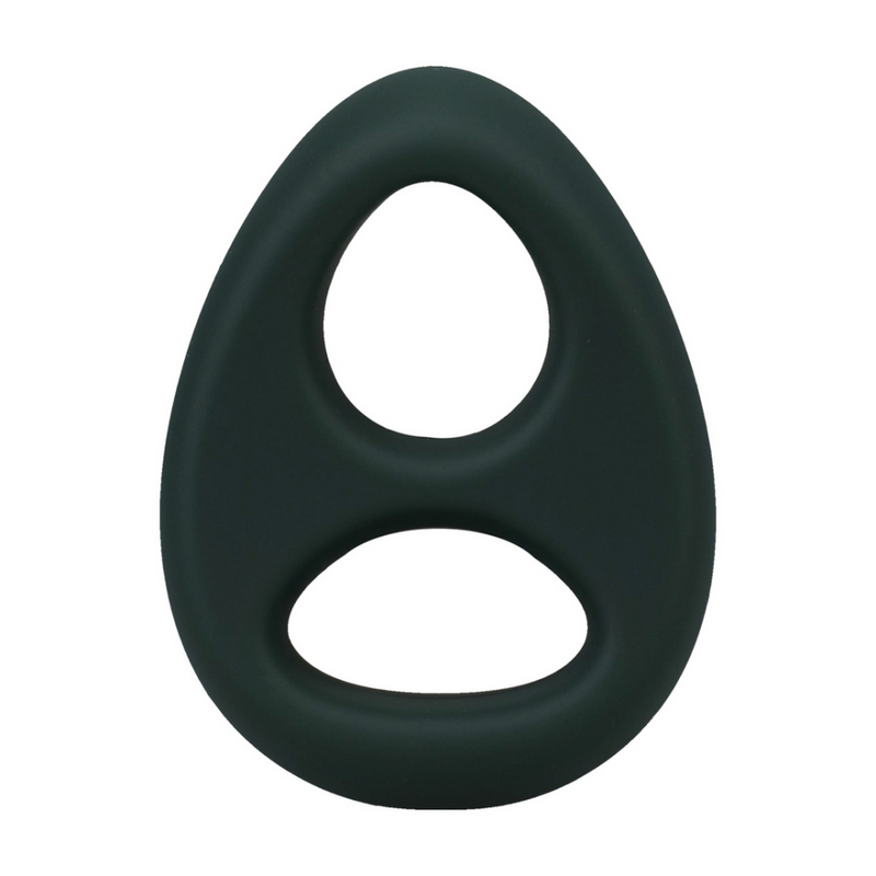 The Code - Cockring en silicone avec bandana - Vert chasseur