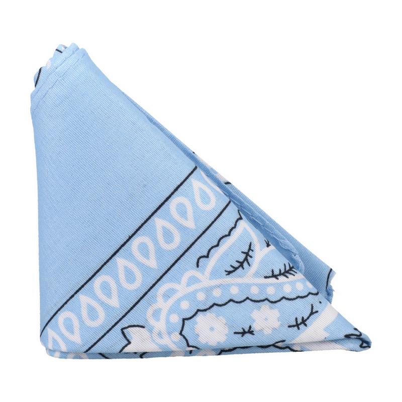The Code - Cockring en silicone avec bandana - Bleu clair