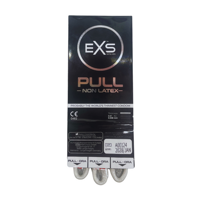 EXS Pull - Non-Latex Condoms - 3 Pieces