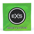 EXS Ribbed Dotted and Flared - Préservatifs - 3 pièces