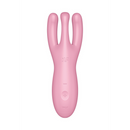 Threesome 4Plus - Vibrateur à poser avec application - Rose