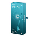 Plug and Play 1 - Vibrateur Partenaire - Bleu-vert
