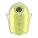 Fantôme Lumineux - Brille dans le Noir - Vibromasseur à Double Pulsation d'Air - Jaune