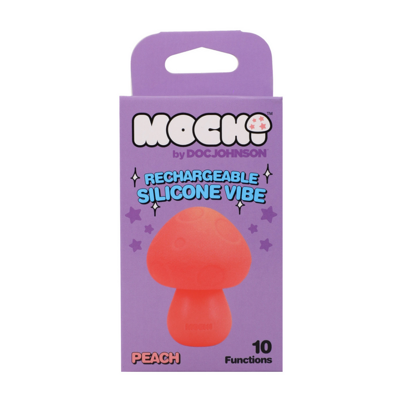 Mushroom Vibe - Vibromasseur en silicone rechargeable - Pêche