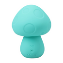 Mushroom Vibe - Vibromasseur en silicone rechargeable - Vert d'eau