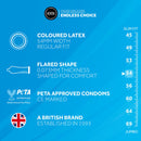 EXS Black Latex - Préservatifs - 48 Pièces