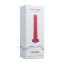 Gravity - Dildo vibrant et thrusting automatique contrôlé par application - Rouge