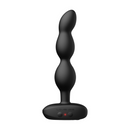 Ridge - Perles anales vibrantes et rotatives contrôlées par application - Noir