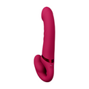 Lapis - Harnais vibrant à double extrémité contrôlé par application - Rouge