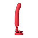 Mission 2 - Dildo à ventouse vibrant avec sens tactile - Rouge