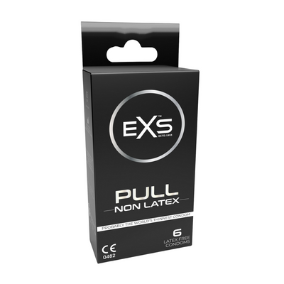 EXS Pull - Non-Latex Condoms - 6 Pieces