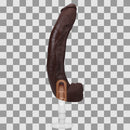 Dredd - Dildo ULTRASKYN réaliste - 13,5 / 34 cm - Chocolat