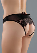 Exposé - String - Taille Unique - Noir