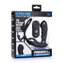 Massager prostatique de traite et vibrant + harnais avec 7 vitesses