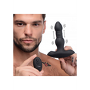 Plug anal en silicone vibrant et à propulsion avec télécommande.