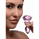 Rose PINK - Plug Anal en Verre - Petit