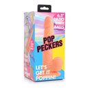 POP - Dildo avec boules - 6,5 / 16,5 cm