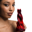 Hell Kiss Twisted Tongues Dildo en silicone - Rouge