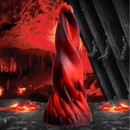 Hell Kiss Twisted Tongues Dildo en silicone - Rouge