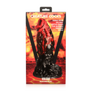 Vulcan - Dildo en silicone - Noir/Rouge