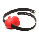 Gag Order - Boucle en silicone extrême - Rouge