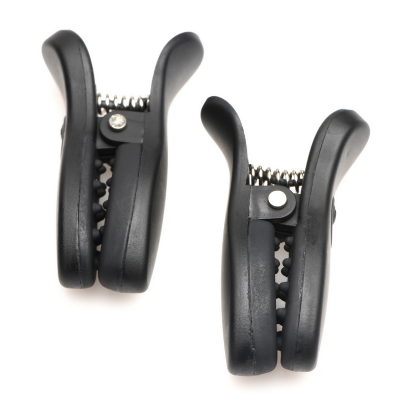 Dark Grip - Pinzas Vibradoras para Pezones - Negro