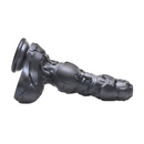 Cyborg Cock - Dildo en silicone vibrant et à propulsion - Argent