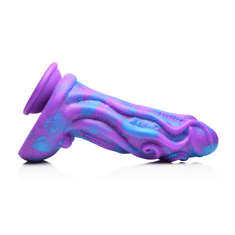 Octophallus - Dildo de Silicona - Púrpura/Azul