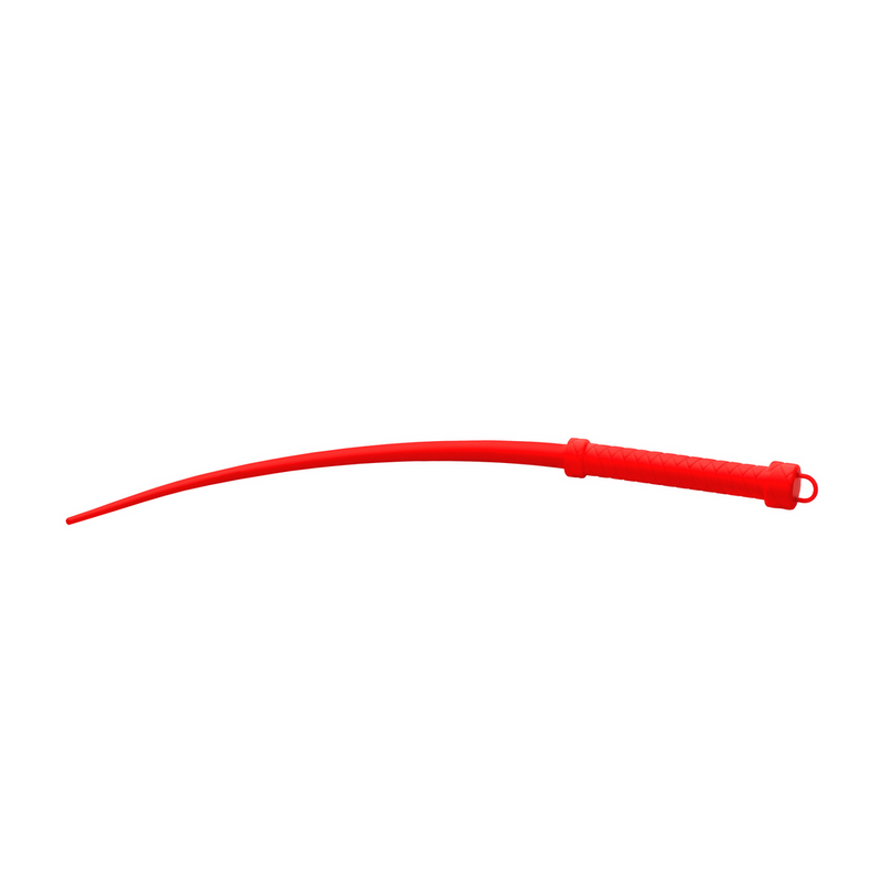 Viper Tail - Fouet en silicone - Rouge