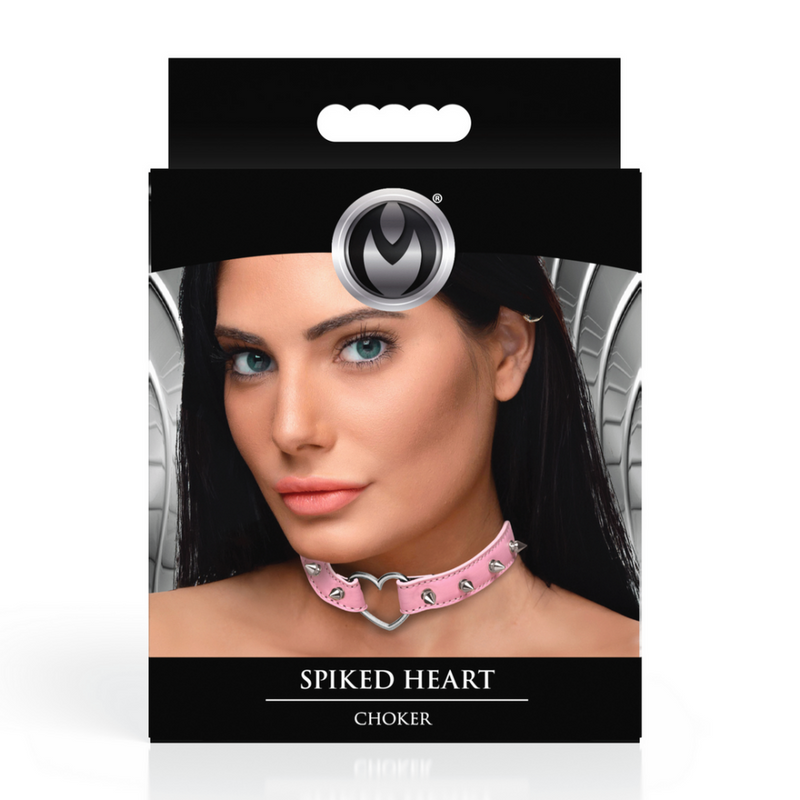 Collar con Corazón Pinchado - Rosa