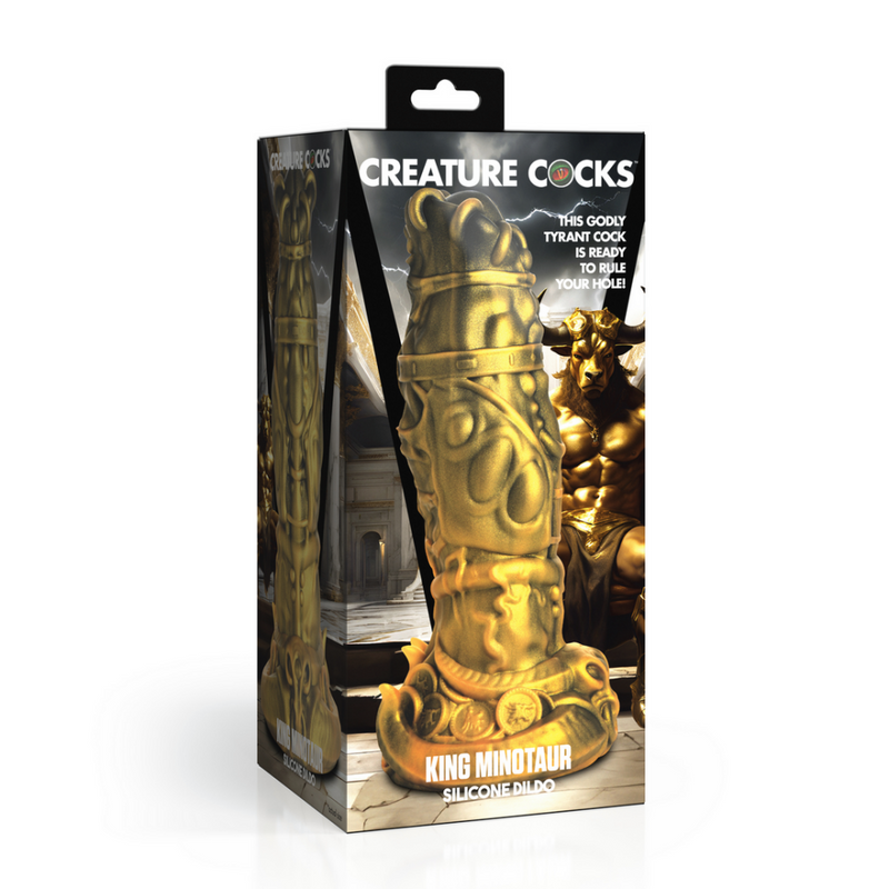 Minotauro Rey - Dildo de Silicona - Dorado