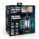 Cyber Milker - Masturbateur vibrant et stimulant avec support pour téléphone - Transparent/Noir