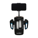 Cyber Milker - Masturbateur vibrant et stimulant avec support pour téléphone - Transparent/Noir