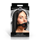 Lèvres Juteuses - Gag en Silicone à Bouche Ouverte - Noir