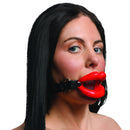 Lèvres Juteuses - Gag en Silicone à Bouche Ouverte - Rouge