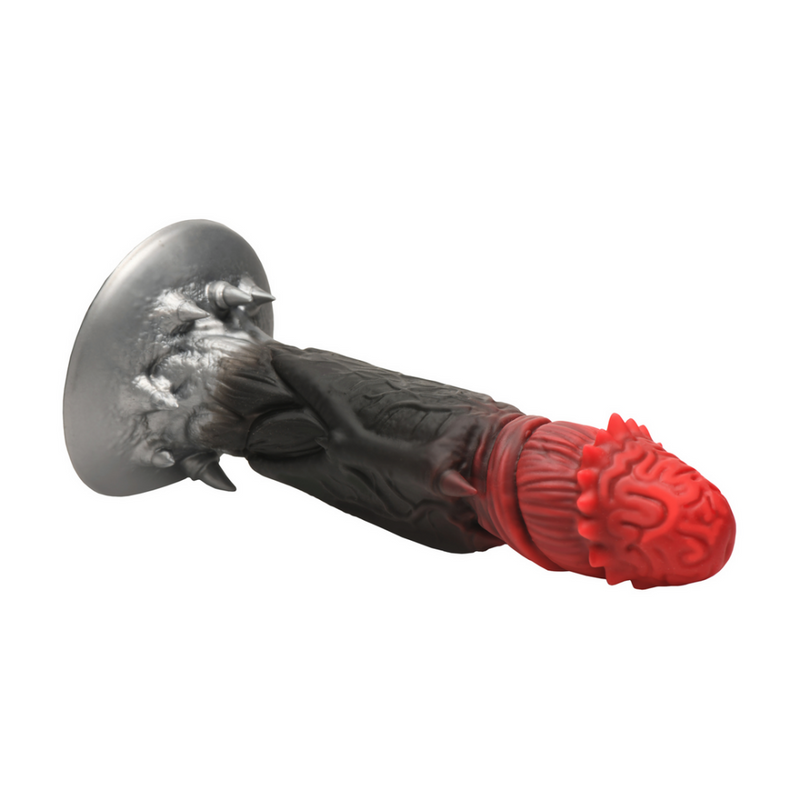 Count Cockula - Dildo de Silicona - Rojo/Negro