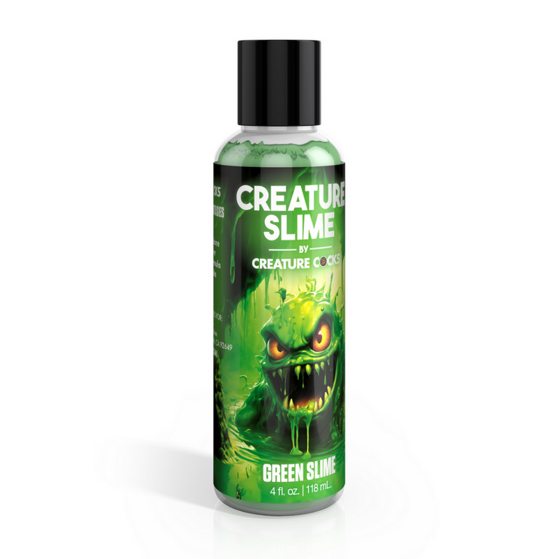 Creature Slime - Slime Vert - Lubrifiant à base d'eau - 4 fl oz / 118 ml