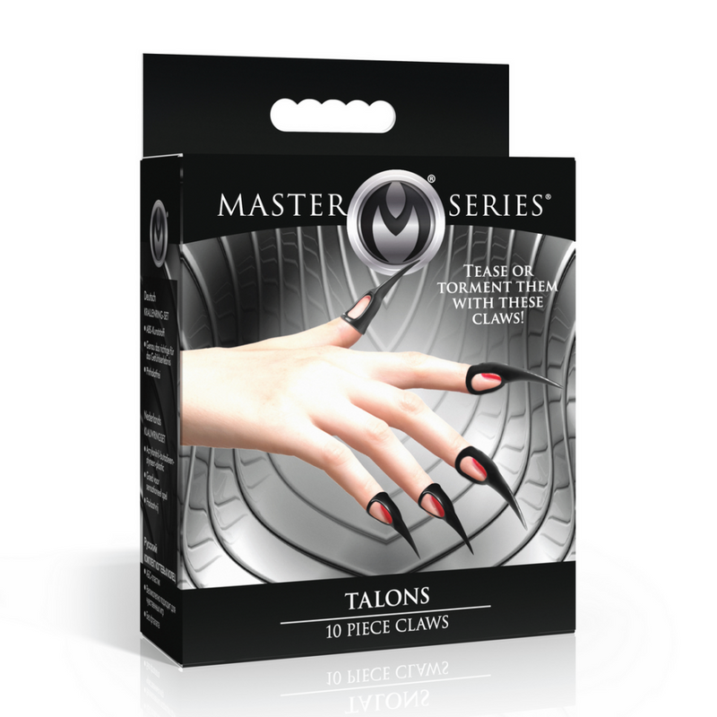 Talons - 10 Piezas de Garras - Negro