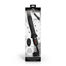 Ultimate Power Pounder - Dildo en silicone vibrant et à propulsion avec télécommande - Noir