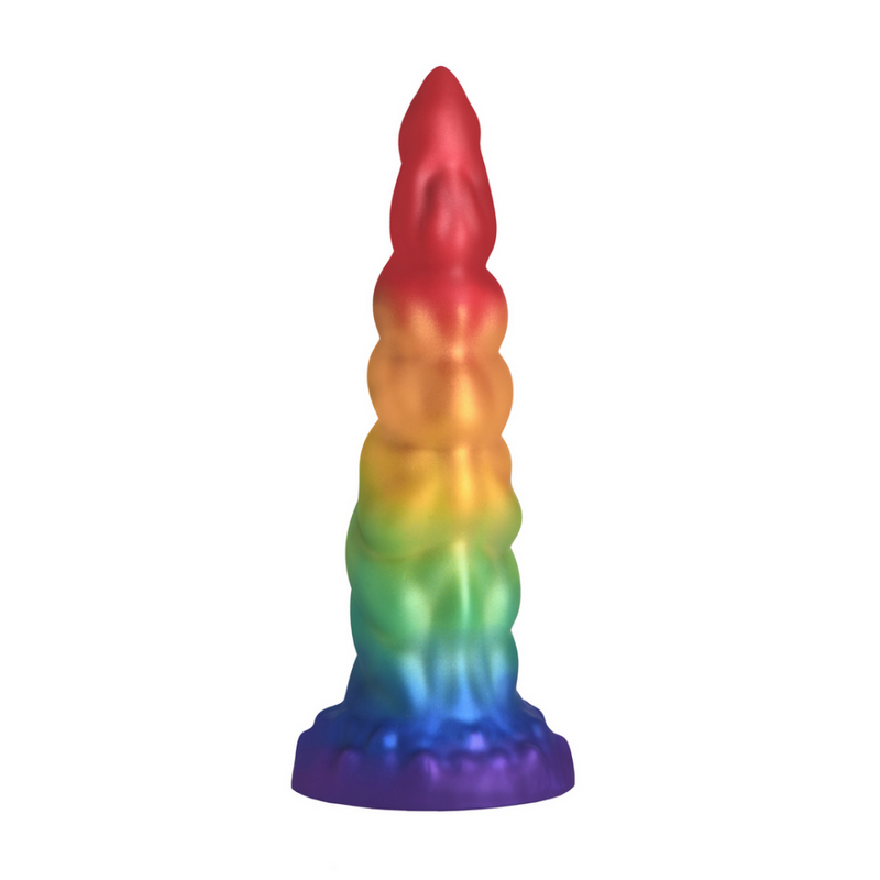 Magic Rider - Dildo de Silicona Unicornio - Arcoíris