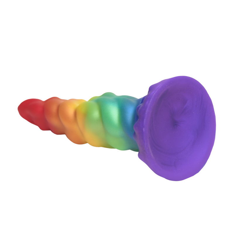 Magic Rider - Dildo de Silicona Unicornio - Arcoíris