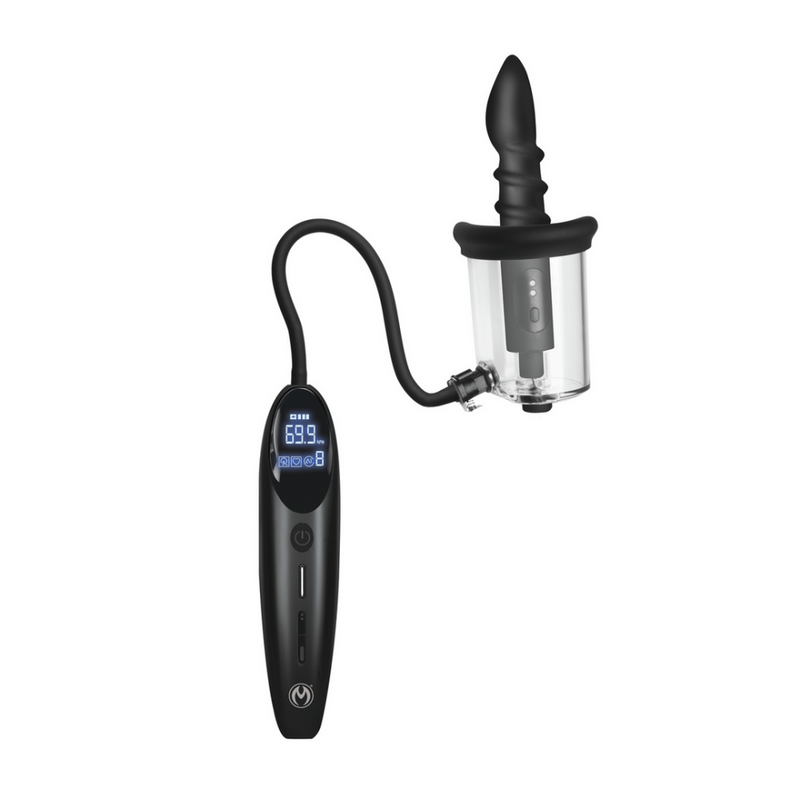 Conjunto Deluxe Rosebud Driller - Bomba de Silicona Vibrante Rosebud - Transparente