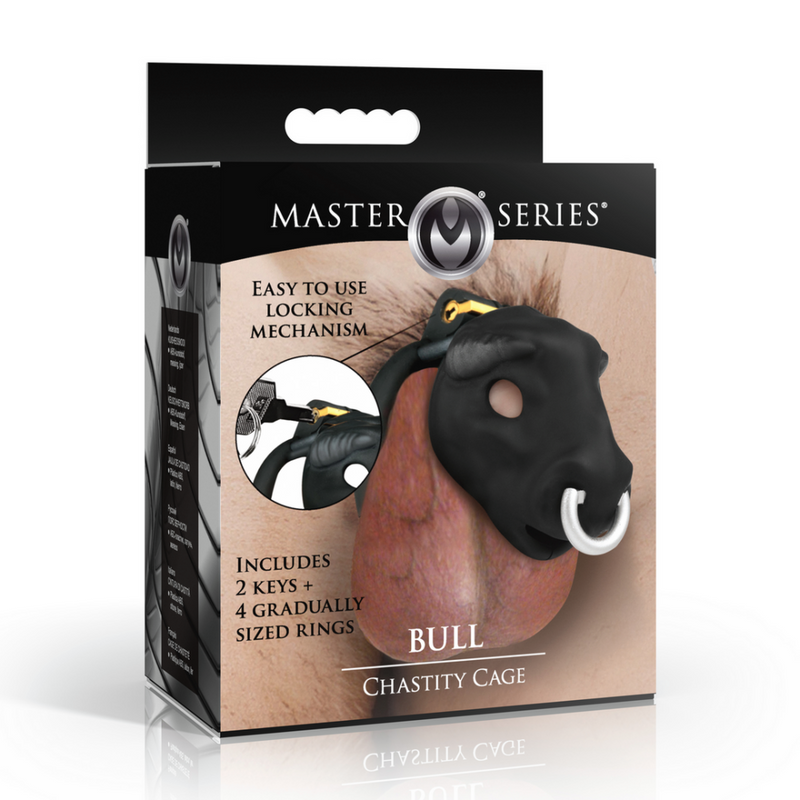 Bull - Jaula de Castidad - Negra
