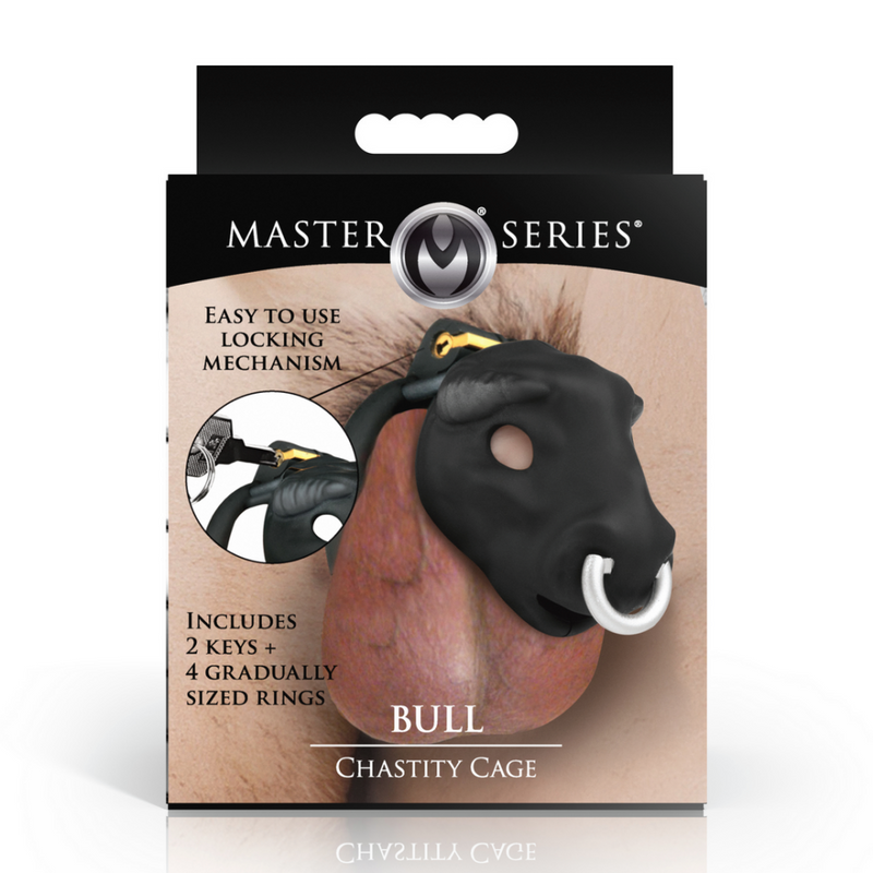 Bull - Jaula de Castidad - Negra
