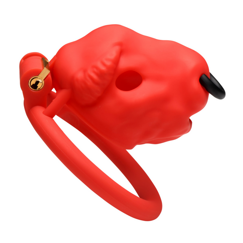 Bull - Jaula de Castidad - Roja