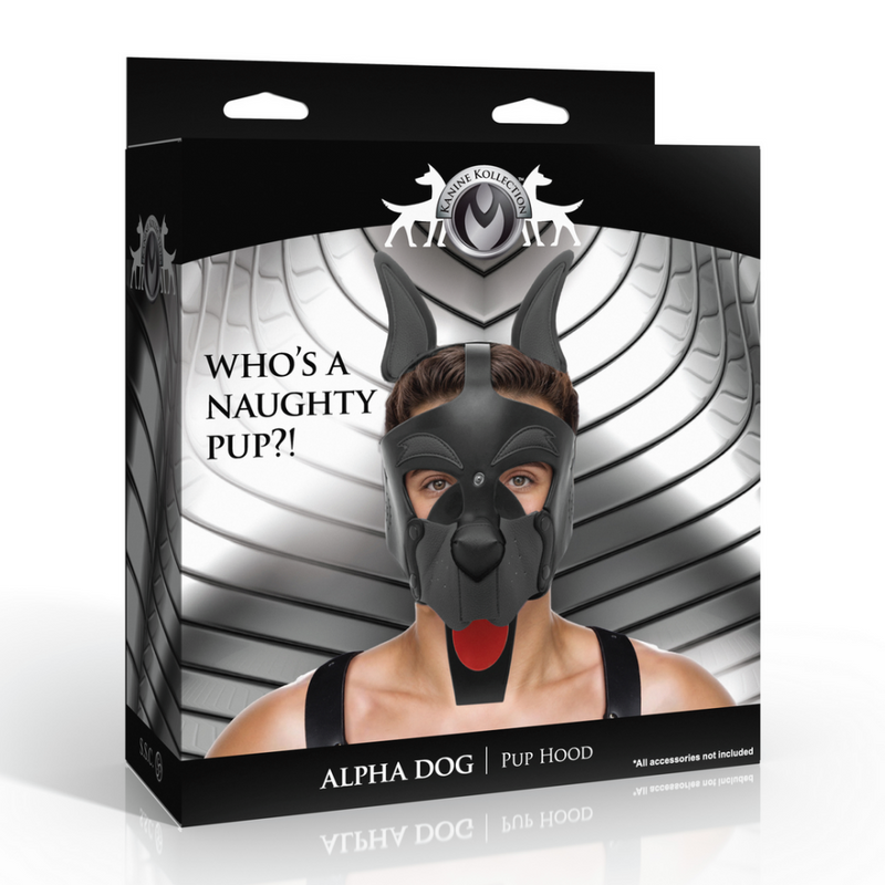 Alpha Dog - Capucha para Cachorros - Negra