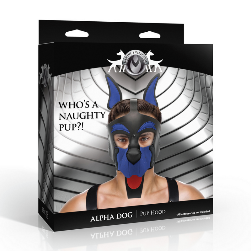 Alpha Dog - Capucha para Cachorros - Azul